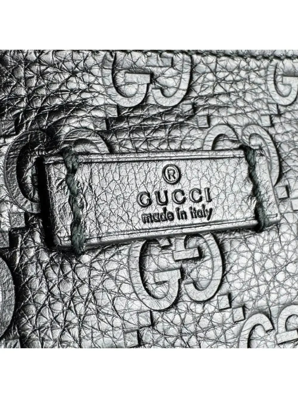 Auth Gucci Guccissima Shoulder Bag #308919G42B